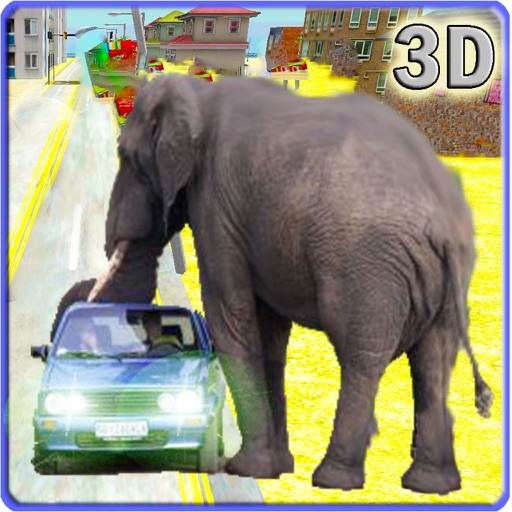 Elephant Run Simulator 2016 – Non Stop City Rampage & Crashing Defense against Hunters and Bulls iOS App