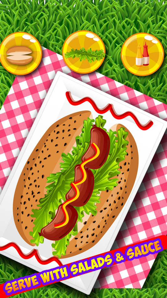 Hotdog fever-Crazy Fast Food cooking fun & kitchen scramble game for Kids,Girls,Boys & Teens - 1.0 - (iOS)