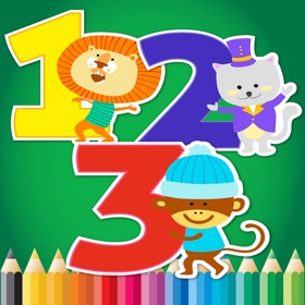 ภาพหน้าจอ (4) 123 Coloring Book for children age 1-10: Learn to write and color numbers with each coloring pages game free