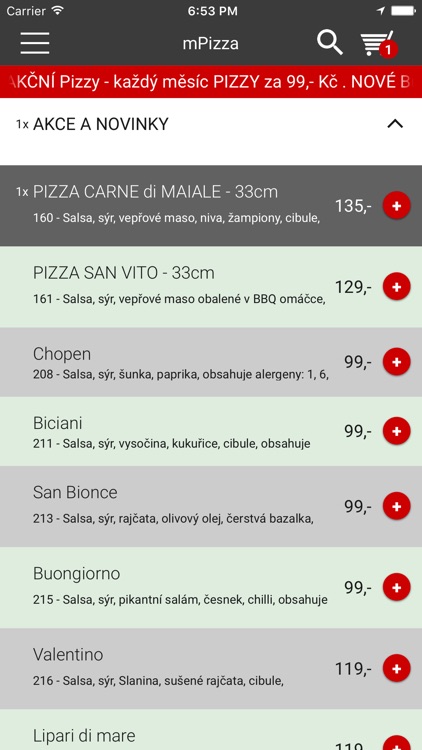 Pizza San Daniello Sojčák screenshot-4