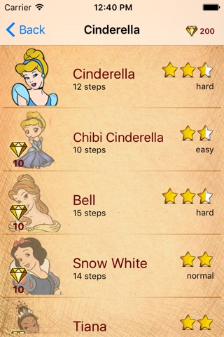 Draw For Cinderella Princess screenshot 2