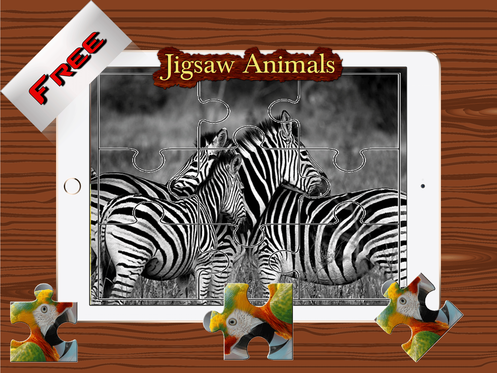 Animals Photo Jigsaw Puzzle - Magic Amazing HD Puzzle for Kids and Toddler Learning Games Free screenshot 6