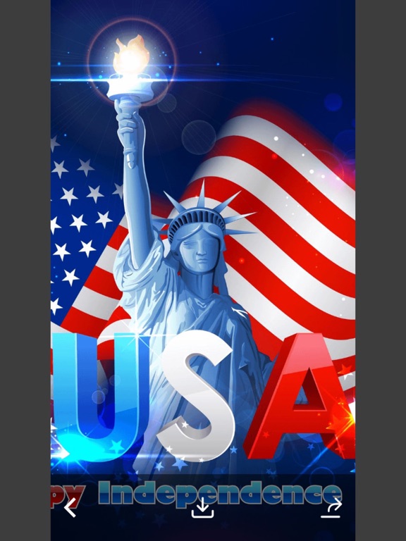 4th Of July Independence day wallpaper iPad screenshot 4 - Photo & Video app