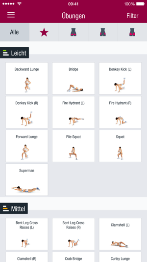 Runtastic Butt Trainer Workout スクリーンショット