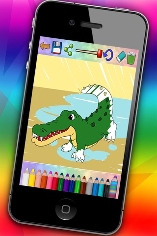 Connect dots and paint zoo animals Jungle coloring book - Premium screenshot 3
