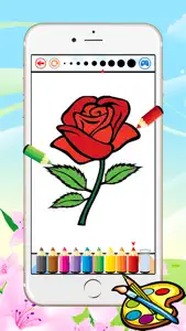 Valentine Day Coloring Book - All In 1 Drawing, Paint And Color Games HD For Good Kid screenshot #2 for iPhone