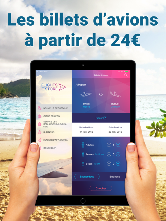 Screenshot #5 pour Vols Pas Chers - Flights Store! Billet d’avion!