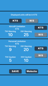 Runway Wind Calculator screenshot