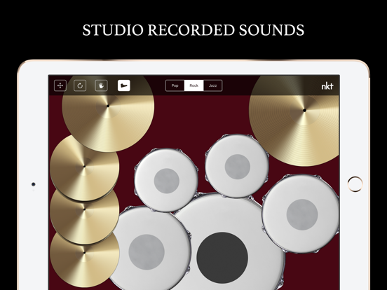 Screenshot #4 pour X Drums . Play your own rhythm! Rock, Pop and Jazz!