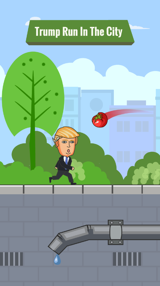 Trump Run In The City - Donald Trump On The Run Games - 1.1.0 - (iOS)