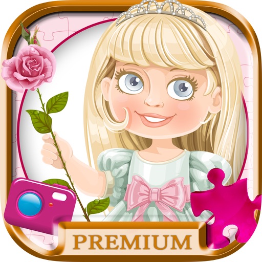 Princess Slide Puzzle & Photos Princesses Sliding Block - Premium icon