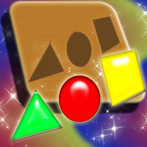 Shapes Wood Puzzle Match Game Icon