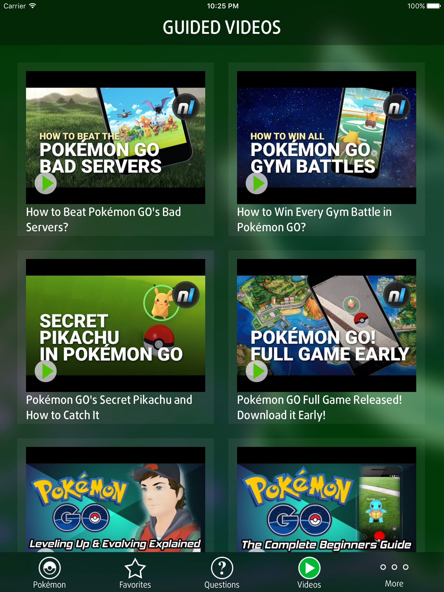 Guide for Pokémon GO Game