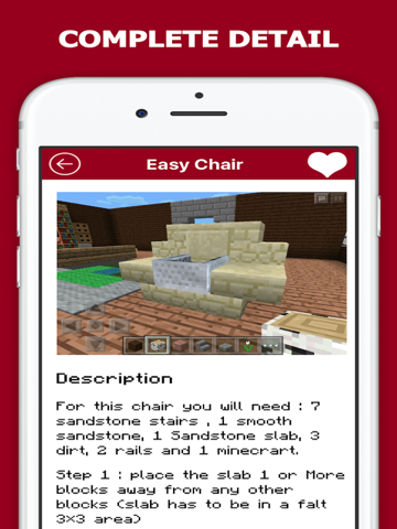 Screenshot #5 pour Furniture Guide for Minecraft PE & PC