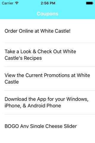 Coupons for White Castle App screenshot 2