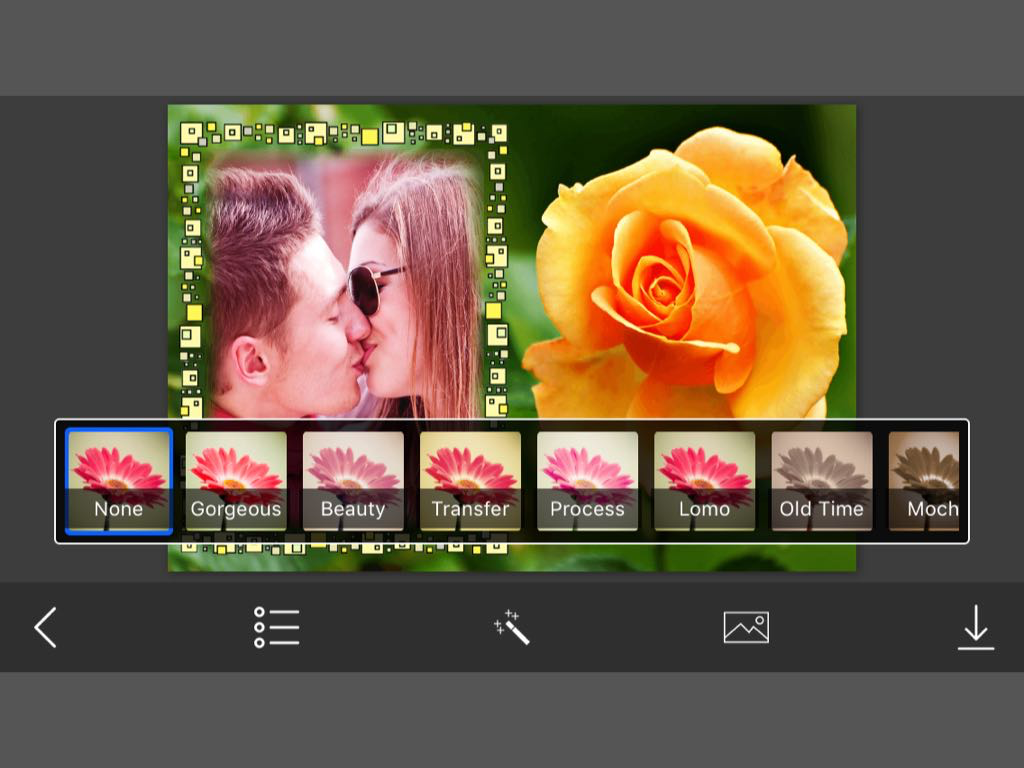 Rose Flower Photo Frame - Amazing Picture Frames & Photo Editor