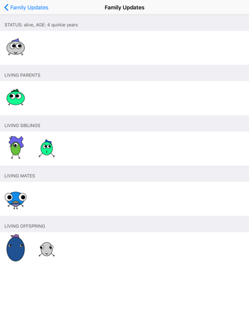 Quirkies Evolution iPad screenshot