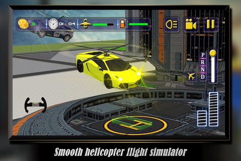 Helicopter Flying Muscle Car screenshot 3