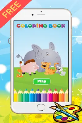 Game screenshot Animal Coloring Book - Drawing for kid free game, Paint and color games HD for good kid mod apk