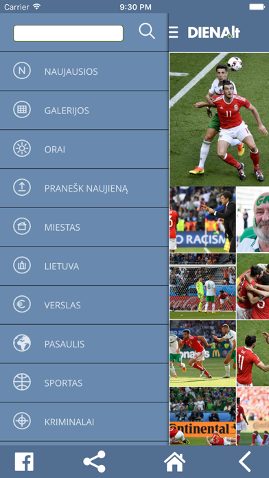 Diena.lt iPhone screenshot 5 - News app