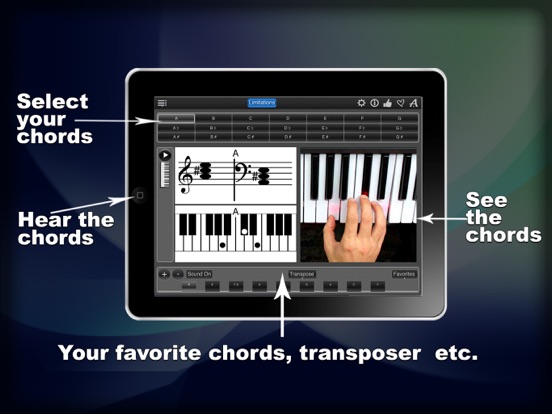 Piano Chords Lite LRのおすすめ画像1