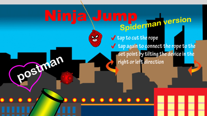 Ninja Jump - Spiderman versionのおすすめ画像1