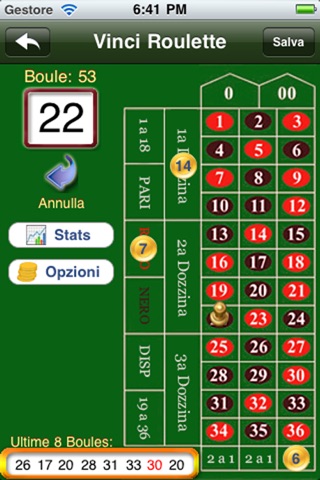 Win Roulette - statistics on delays and frequencies for the game of casino roulette screenshot 2