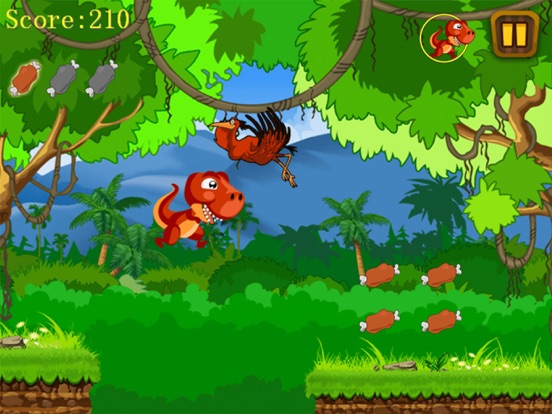 Jurassic Dinosaur Run iPad screenshot