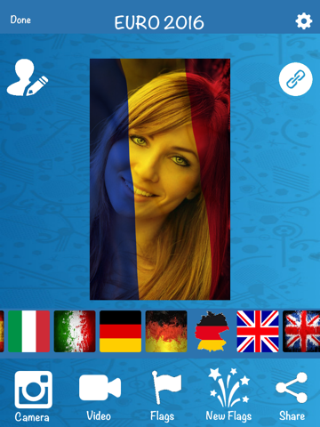 Screenshot #4 pour Stickers Editor - Euro 2016 Edition