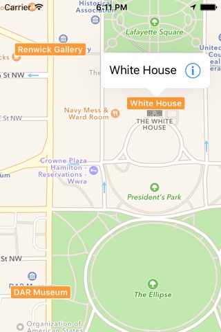 Washington DC Tourist Map screenshot 2