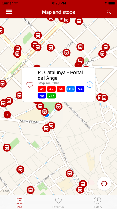 Screenshot #1 pour Next bus Barcelona