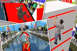 Game screenshot Супер Ниндзя воин Препона Курс – Псих Кунг Фу Обучение Школа hack