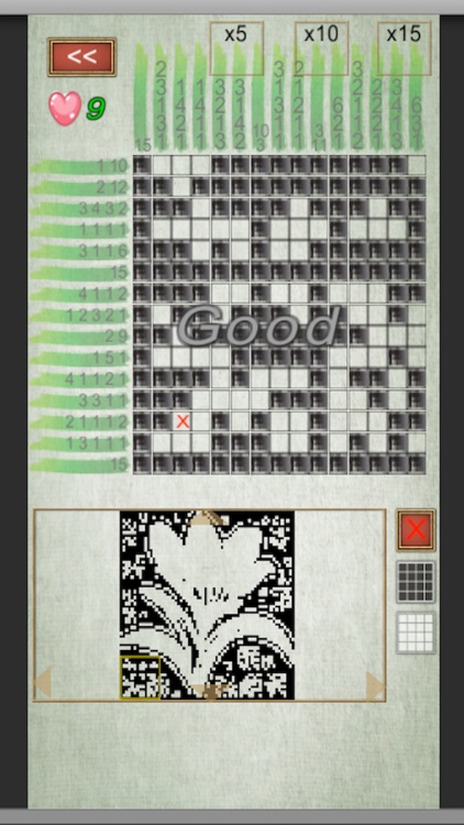 Picross Flower (nonogram)