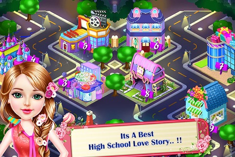 High School Love Story - Campus Life with First Date screenshot 4