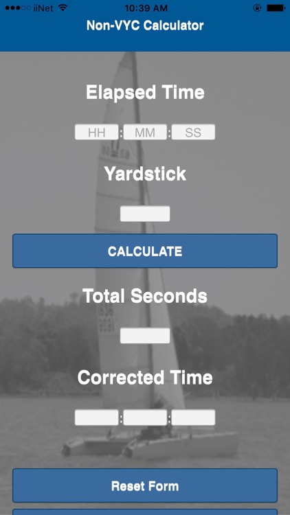 VYC Corrected Time Calculator