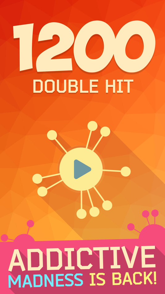 1200: Double Hit - Two Color Dots Addictive Puzzle - 1.4.0 - (iOS)