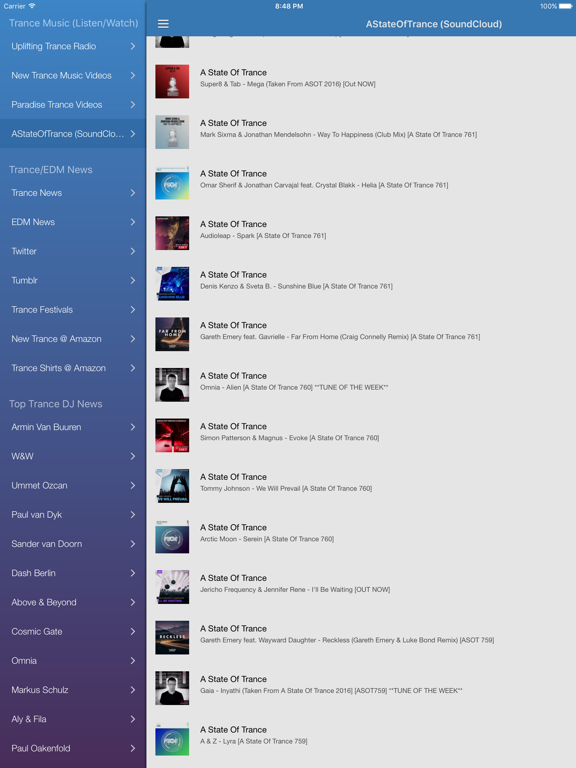 Screenshot #4 pour Trance Music Free - Discover New Dance Music via Radio, DJ Updates & Videos