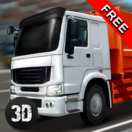 City Garbage Truck Driving Simulator 3D icon