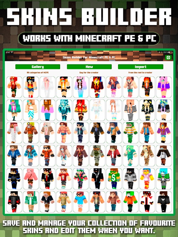 Craftor Pro Skins Creator for Minecraft PE & PCのおすすめ画像1