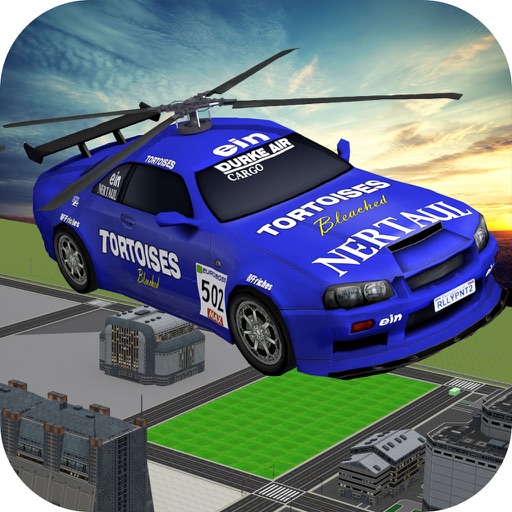 Helicopter Flying Muscle Car: Extreme Jet Airplane Flight Pilot Pro iOS App