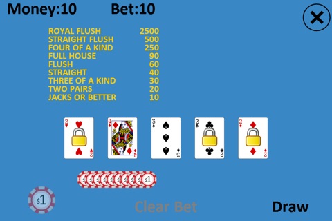 Solitaire Video Poker screenshot 2