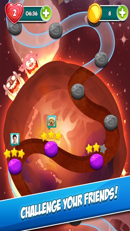 Alien Splash Invaders: Match 3
