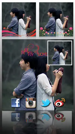 Game screenshot AceCam Romantic Greetings - Photo Effect for Instagram hack