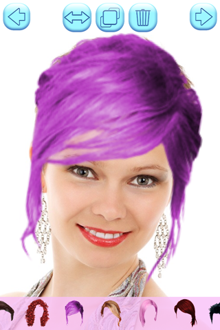 Hair Color Changing App - Try Various Shade.s & Hairstyle.s with Automatic Wig Modifier screenshot 4