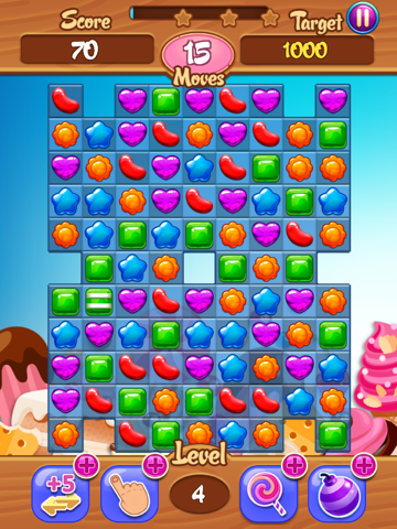 Candy Garden - Go To New Jelly Land 2016 iPad screenshot 4 - Games app