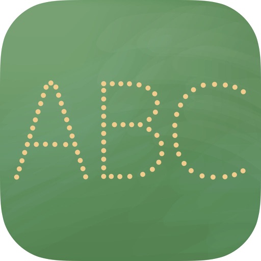 Write ABC Free Game for Children: Learn to writing letter and numbers HD icon