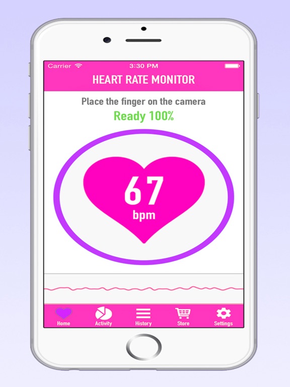 Screenshot #4 pour Simple Heart Rate Monitor - Heartbeat Detector with Finger Sensor to Detect Pulse