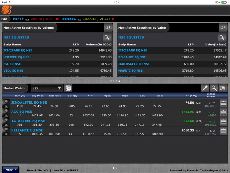 Baroda eTrade Tablet screenshot-3