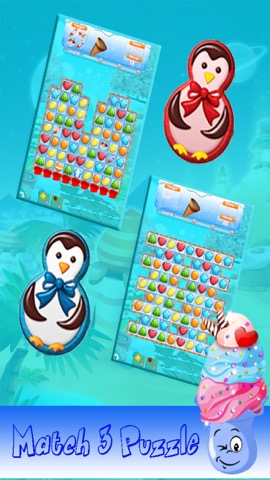 ゼリー冷凍クレイジーマッチ3パズル：アイスクリームメーカー無料ゲームのおすすめ画像2