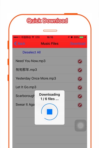 Music for Google Driver and Dropbox screenshot 2